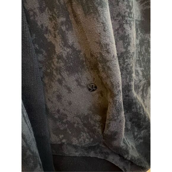 Lululemon To Class Sea Bed Black Deep Coal / Black Button Front Jacket Size 8 - Picture 8 of 8